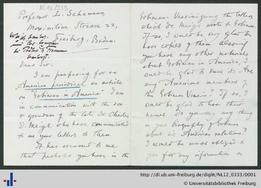 Brief von Theodor Stanton vom 26.07.1916.