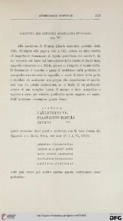 5: Aggiunta all'articolo Miscellanea epigrafica (pag. 161)