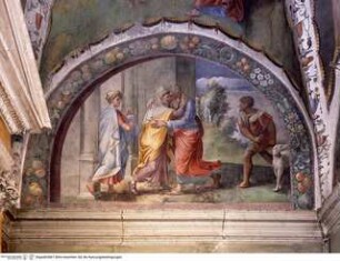 Szenen aus der Geschichte Annas und Joachims, Begegnung Joachims und Annas an der Goldenen Pforte
