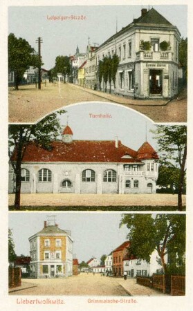 Liebertwolkwitz: Leipziger-Straße, Turnhalle, Grimmaische-Straße