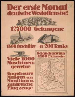"Der erste Monat deutsche Westoffensive!"