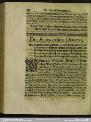 Die Ascensionis Domini