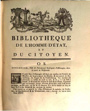 Dictionnaire Universel Des Sciences Morale, Économique, Politique Et Diplomatique, Ou Bibliothèque De L'Homme-D'État Et Du Citoyen. 26, OS - POU