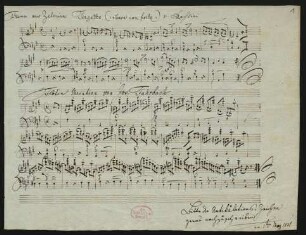 Variationen; fl, bc; A-Dur