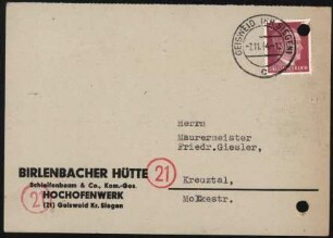 Schleifenbaum & Co.,Ko.-Ges. Hochofenwerk