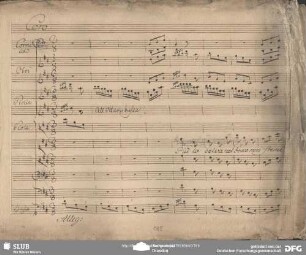 Einlage Coro (Franz Seydelmann): "Più la belva nel bosco non freme"