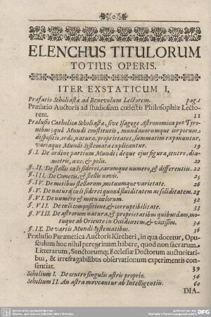 Elenchus Titulorum Totus Operis.