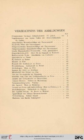 Verzeichniss der Abbildungen