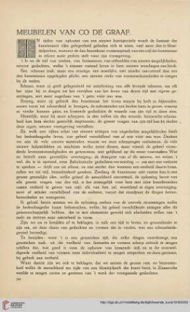 1: Meubelen van co de Graaf