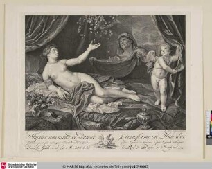 Jupiter amoureux de Danaée se transforme en Pluie d'or