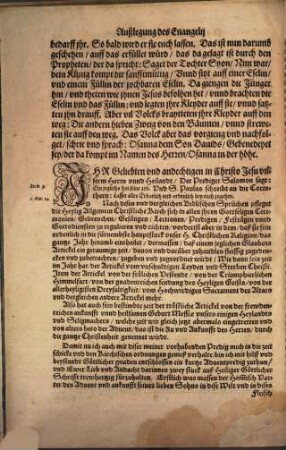 Postill Georgii Scherers, vber die Sontäglichen Euangelia durch das gantze Jahr, 1