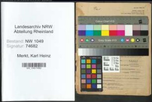 Entnazifizierung Karl Heinz Merkt , geb. 16.09.1906 (Beamter)