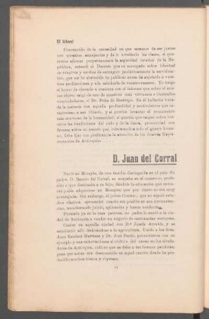 D. Juan del Corral