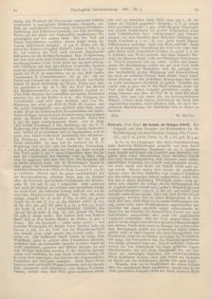 62-64 [Rezension] Benrath, Karl, Die Summa der Heiligen Schrift. Ein Zeugniß aus dem Zeitalter der Reformation für die Rechtfertigung aus dem Glauben