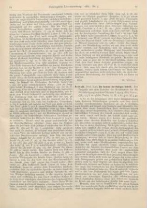 62-64 [Rezension] Benrath, Karl, Die Summa der Heiligen Schrift. Ein Zeugniß aus dem Zeitalter der Reformation für die Rechtfertigung aus dem Glauben