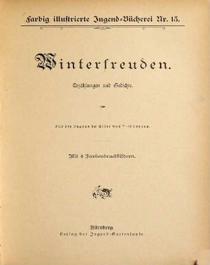 Farbig illustrierte Jugend-Bücherei, 13