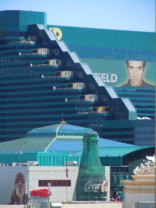 Fassade des MGM Grand Hotels am Las Vegas Boulevard