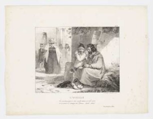 L’aveugle, Blatt 9 der Folge "Lithographisches Album"