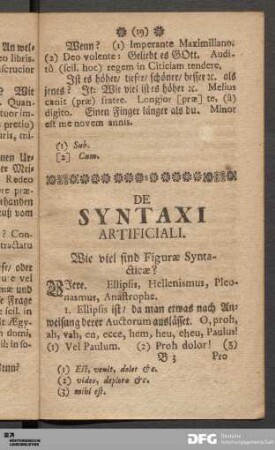De Syntaxi Artificiali.