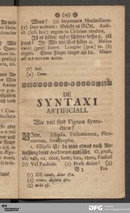 De Syntaxi Artificiali.
