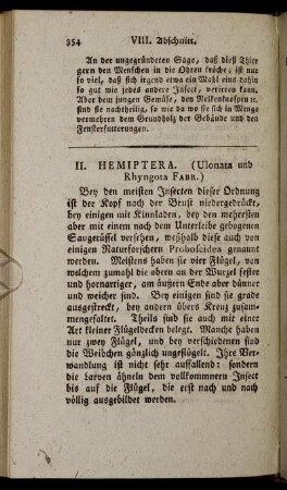 II. Hemiptera