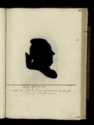 F. W. Zachariae Prof. der Schönen W. am Karolino zu Braunschw. geb. zu Frankenhausen.