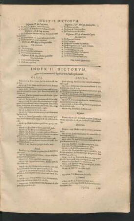 Index II. Dictorum