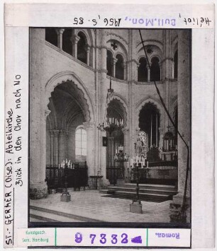 Saint-Germer: Abteikirche, Blick in den Chor nach Nordosten