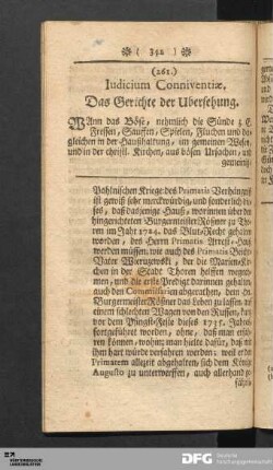 [261. bis 270. Gerichte]