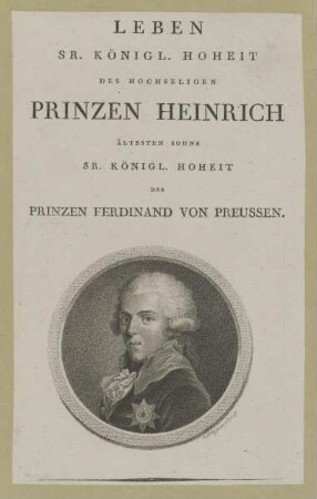 Bildnis des Heinrich von Preußen