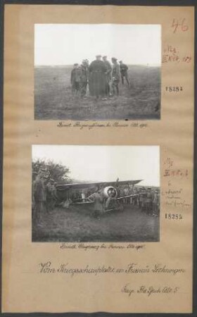 Feindl, Flugzeugführer bei Pannes