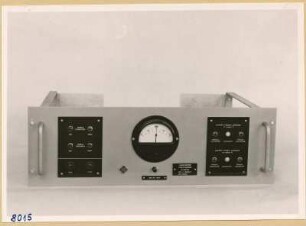 Charakterograph - Einschub TYP LU 18360 (1) - Gehäuse - Frontansicht; Foto 1953