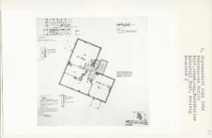 Wohnungsbau, Berlin-Jungfernheide (Diplomarbeit bei Peter Poelzig): Grundriss 1. - 7. Obergeschoss 1:10, 1:20 und 1:50