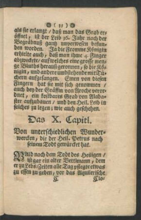 Das X. Capitl. Von unterschiedlichen Wunderwercken, ...