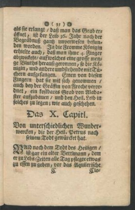 Das X. Capitl. Von unterschiedlichen Wunderwercken, ...