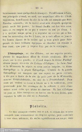 Plaisirs