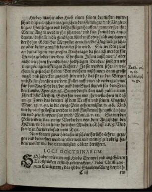 Loci Doctrinarum.