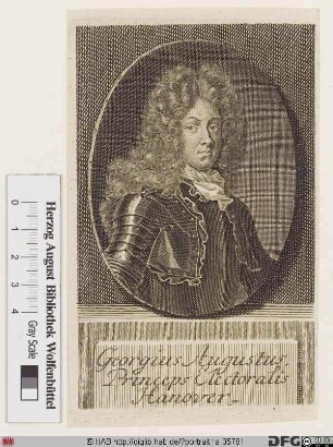 Bildnis Georg II. (August), König von Großbritannien u. Irland, Kurfürst von Hannover (reg. 1727-60)