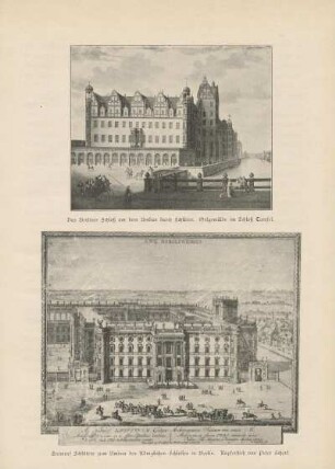 Entwurf Schlüters zum Umbau des Königlichen Schlosses in Berlin