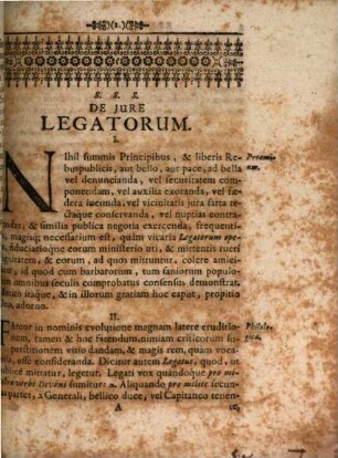 De Maiestatico Legatorum Iure Ad Novissimos Nostros Mores Methodica & repetita dissertatio