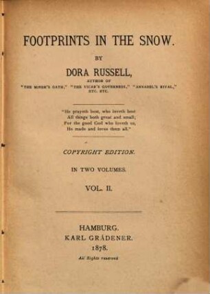 Footprints in the snow, 2