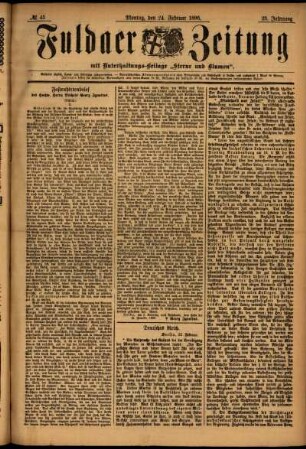 Ausgabe vom Montag, den 24. Februar 1896.