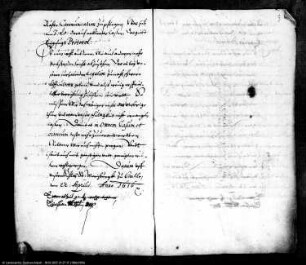 Gesandtschaften an den kaiserlichen Hof