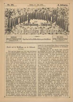 Nr. 28. Berlin, 10. Juli 1875. 3. Jahrgang.