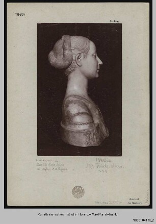 Büste einer Edeldame ("Isabella von Aragón")