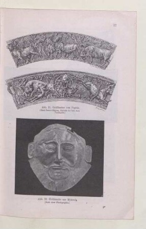 Abb. 22. Goldmaske aus Mykenä