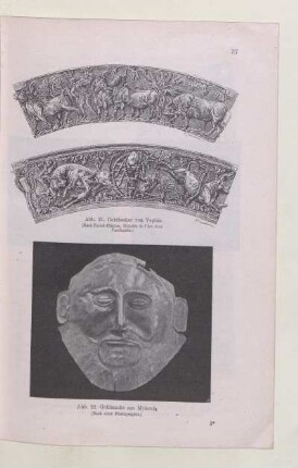Abb. 22. Goldmaske aus Mykenä