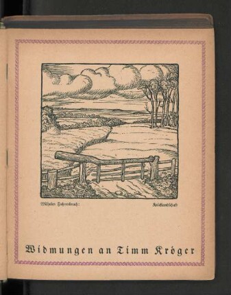 Widmungen an Timm Kröger