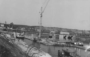 Baustelle 2. Schleuse Gundelsheim/Neckar