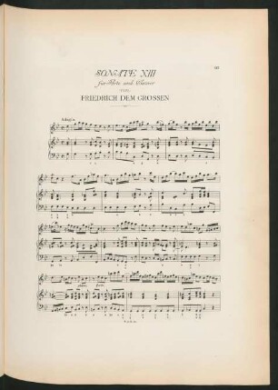 Sonate XIII (g-Moll)